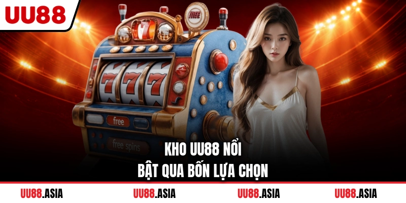 Kho UU88 nổi bật qua bốn lựa chọn